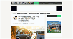 Desktop Screenshot of gpscoordinates.net